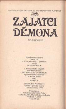 Jean-Pierre Garen: Zajatci démona