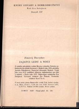 Zinovij Samojlovič Davydov: Zajatci ledu a noci