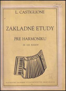 Ladislav Castiglione: Základné etudy pre harmoniku