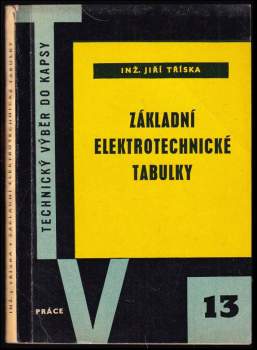 Základní elektrotechnické tabulky
