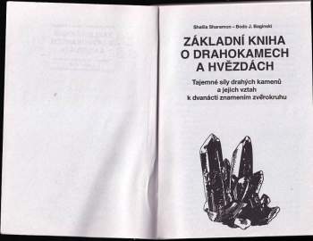 Shalila Sharamon: Základní kniha o drahokamech a hvězdách