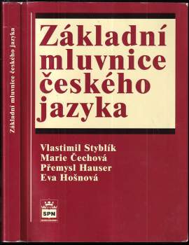 Vlastimil Styblík: Základní mluvnice českého jazyka