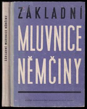Eduard Beneš: Základní mluvnice němčiny