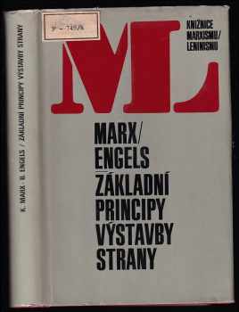 Karl Marx: Základní principy výstavby strany : podle sborníku Marx-Engels, Ob osnovnych principach partijnogo stroitelstva