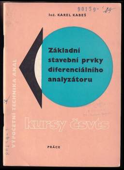 Základní stavební prvky diferenciálního analyzátoru