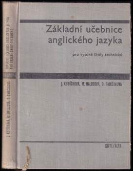 Základní učebnice anglického jazyka pro vysoké školy technické