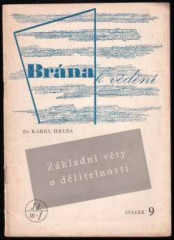 Základní věty o dělitelnosti