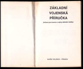 Zdeněk Němeček: Základní vojenská příručka