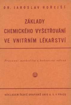 Základy chemického vyšetřování ve vnitřním lékařství