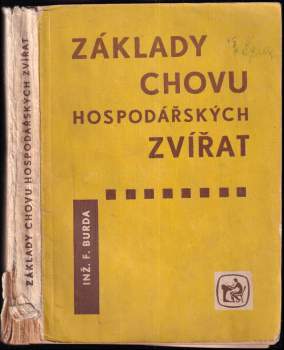 Základy chovu hospodářských zvířat
