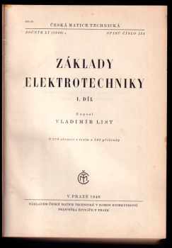 Vladimír List: Základy elektrotechniky