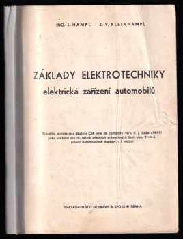 Základy elektrotechniky - elektrická zařízení automobilů