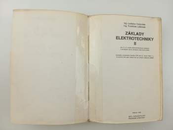František Lstibůrek: Základy elektrotechniky