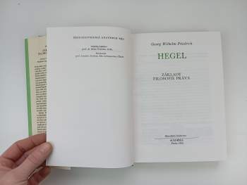 Georg Wilhelm Friedrich Hegel: Základy filosofie práva