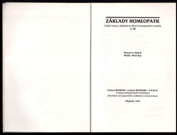 Základy homeopatie