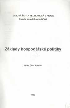 Základy hospodářské politiky