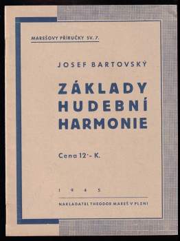 Základy hudební harmonie