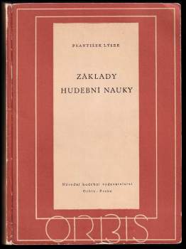 František Lýsek: Základy hudební nauky pro školy hudební, 2. stupeň škol a samouky