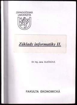 Základy informatiky II.