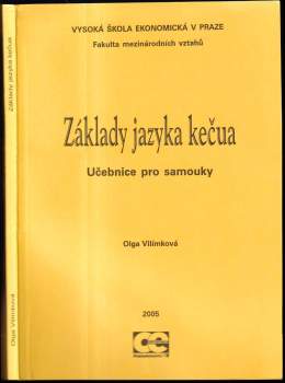 Olga Vilímková: Základy jazyka kečua