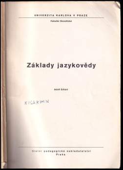 Základy jazykovědy