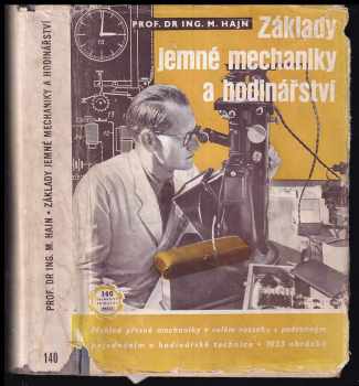 Základy jemné mechaniky a hodinářství