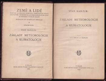 Stanislav Hanzlík: Základy meteorologie a klimatologie