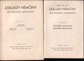 Josef Doležel: Základy němčiny pro železniční zaměstnance