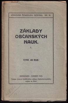 Základy občanských nauk