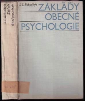 Sergej Leonidovič Rubinštejn: Základy obecné psychologie