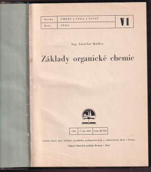 Jaroslav Kadlec: Základy organické chemie