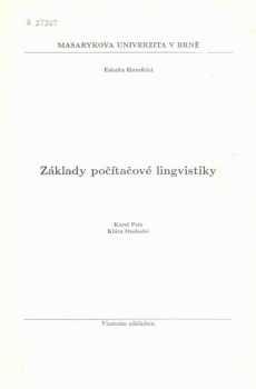 Základy počítačové lingvistiky