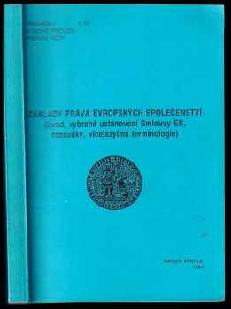 Základy práva Evropských společenství