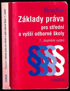 Alexander Šíma: Základy práva pro střední a vyšší odborné školy