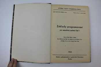 Václav Pleskot: Základy programování pro samočinný počítač Ural 1