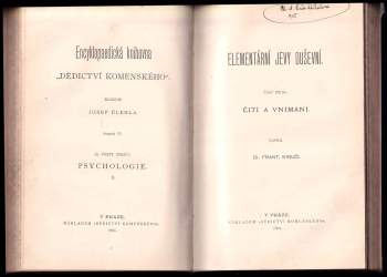 František Krejčí: Základy psychologie