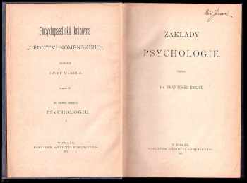 František Krejčí: Základy psychologie