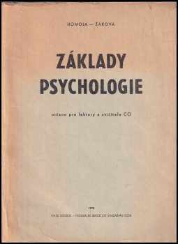 Základy psychologie.