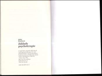 Hilde Bruch: Základy psychoterapie