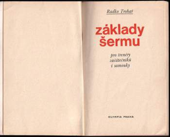 Radko Trohař: Základy šermu pro trenéry začátečníků i samouky