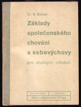 Základy společenského chování a sebevýchovy pro studující mládež