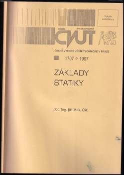 Jiří Muk: Základy statiky