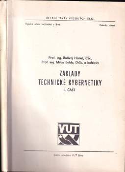 Milan Balda: Základy technické kybernetiky