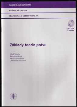 Miloš Večeřa: Základy teorie práva : multimediální učební text + CD