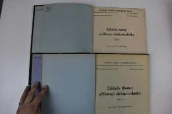František Rieger: Základy teorie sdělovací elektrotechniky, 1 + 2