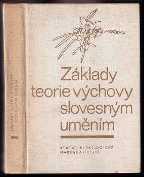 Základy teorie výchovy slovesným uměním