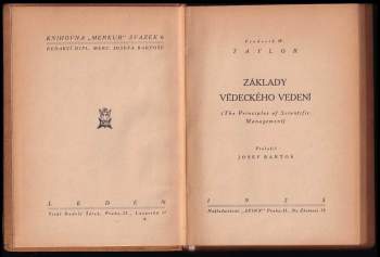 Frederick Winslow Taylor: Základy vědeckého vedení
