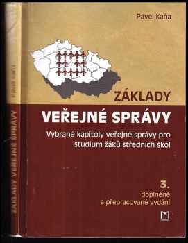 Pavel Káňa: Základy veřejné správy