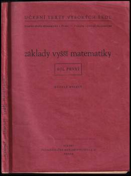 Základy vyšší matematiky