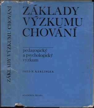 Fred N Kerlinger: Základy výzkumu chování